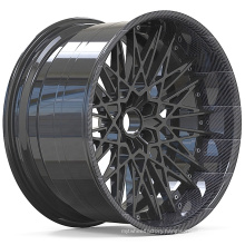 Customized 19 20 21 22 inch 2 piece Carbon fiber Forged wheels 5x112 5x120 5x114.3 5X130